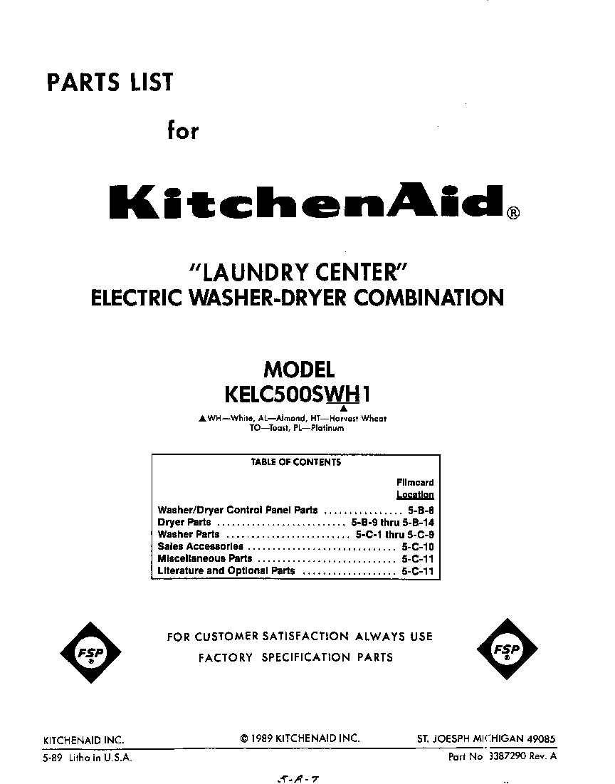 Front cover