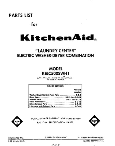 Front cover