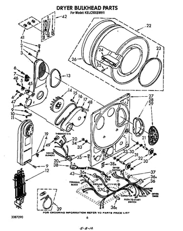 Dryer bulkhead