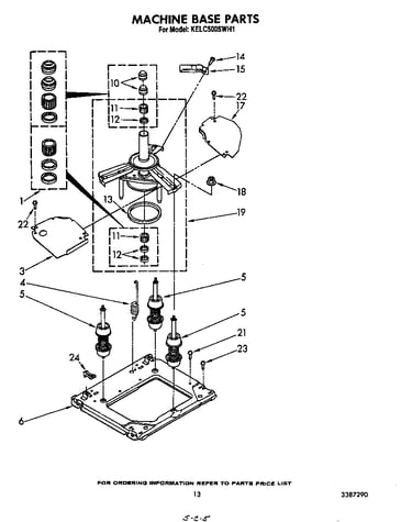 Machine base