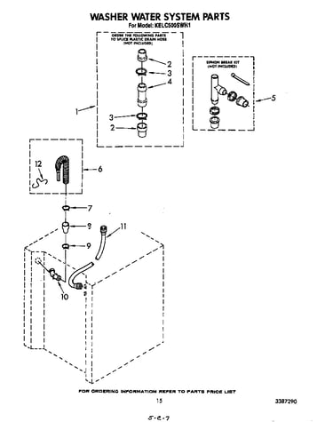 Washer water system