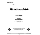 KitchenAid KGYE900SWH1 front cover diagram