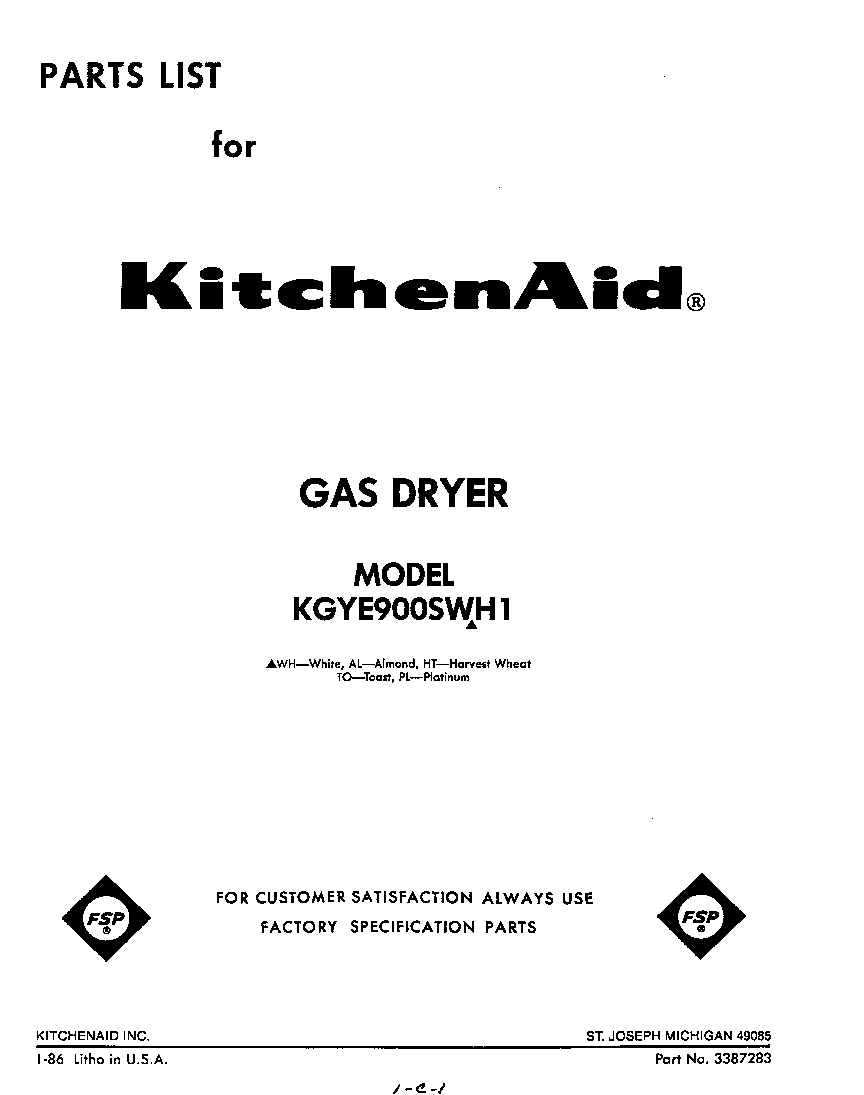 Front cover