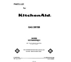 KitchenAid KGYE800SWH1 front cover diagram
