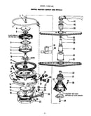 Motor, heater and spray arm