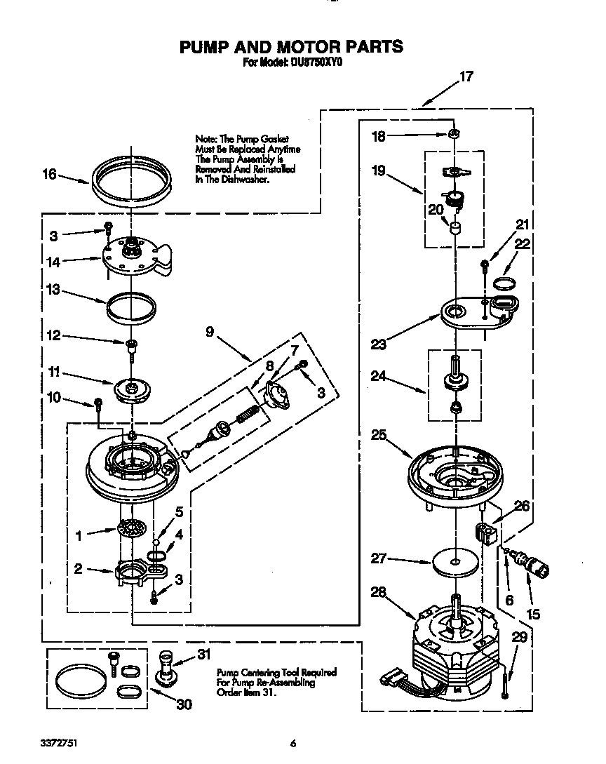 PUMP AND MOTOR