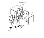 Whirlpool GDP8500XXN2 tub assembly diagram