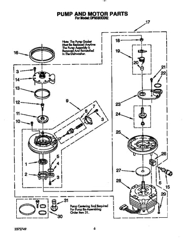 Pump and motor