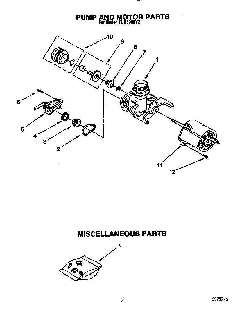 Pump and motor