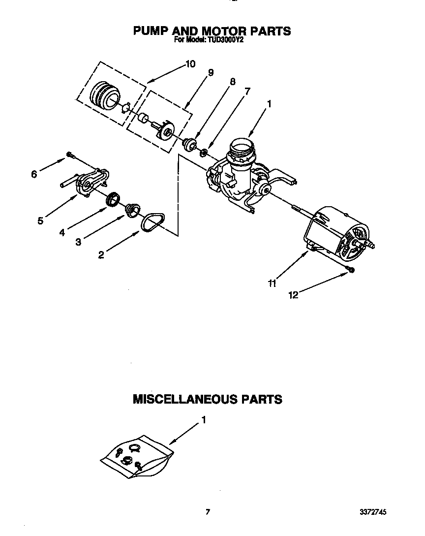 Pump and motor