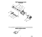 Roper WU5750Y2 pump and motor diagram