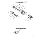 Roper WU4500Y2 pump and motor diagram