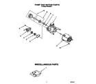 Roper WU4300Y2 pump and motor diagram