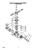 Pump and spray arm