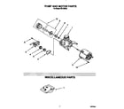 Roper WU1000X6 pump and motor diagram