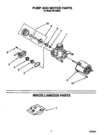 Pump and motor