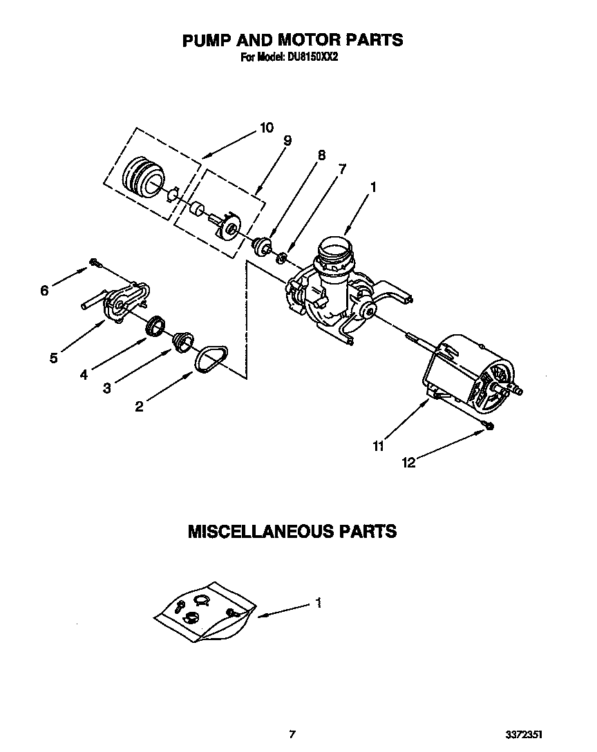 Pump and motor