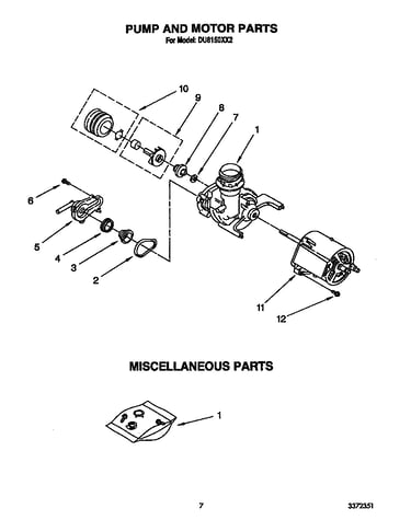 Pump and motor
