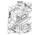 Whirlpool LG7081XSW1 cabinet diagram