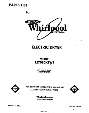 Parts diagram