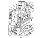 Whirlpool LG7801XSW1 cabinet diagram