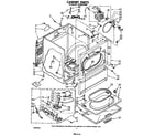 Whirlpool LG7681XSW2 cabinet diagram