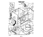 Whirlpool LG5801XSW1 cabinet diagram