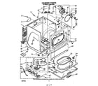 Whirlpool LG7681XSW1 cabinet diagram