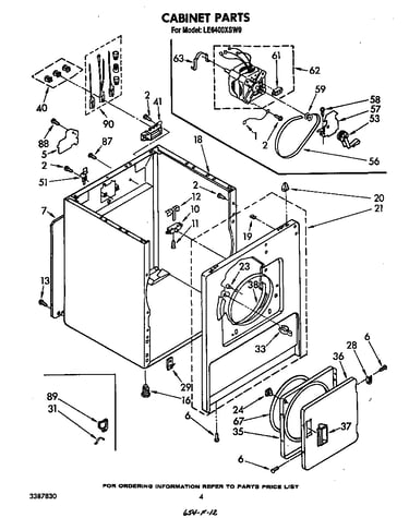 Parts diagram