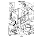 Whirlpool LG6601XSW0 cabinet diagram