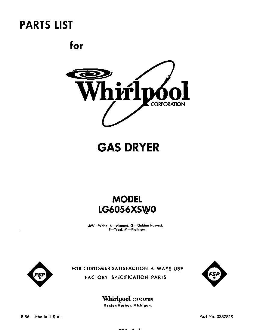 Front cover