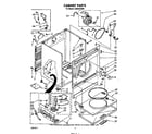 Whirlpool LG6091XSW0 cabinet diagram