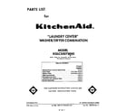 KitchenAid KGLC500TWH0 front cover diagram