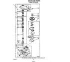KitchenAid KGLC500TWH0 gearcase diagram