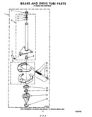 Brake and drive tube