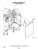 Washer cabinet