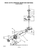 Brake, clutch, gearcase, motor and pump