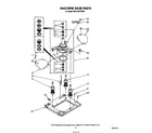 KitchenAid KELC500TWH0 machine base diagram