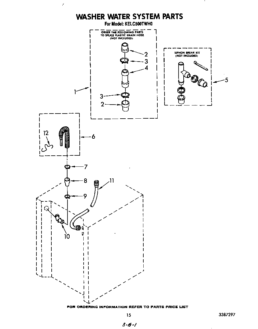 Washer water system