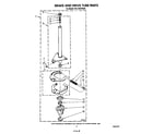 KitchenAid KELC500TWH0 brake and drive tube diagram