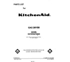 KitchenAid KGYE900TWH0 front cover diagram
