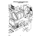 Whirlpool CS5105XWW0 upper and lower bulkhead diagram