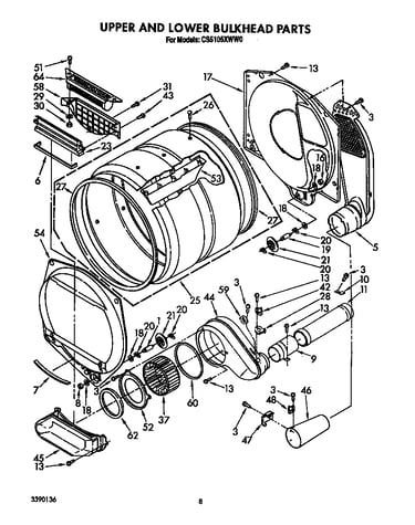 Upper and lower bulkhead