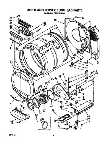 Upper and lower bulkhead