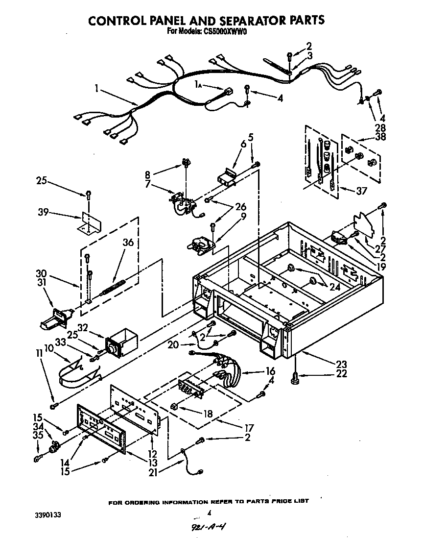 CONTROL PANEL AND SEPARATOR