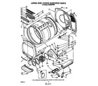 Whirlpool CS5000XWW0 upper and lower bulkhead diagram