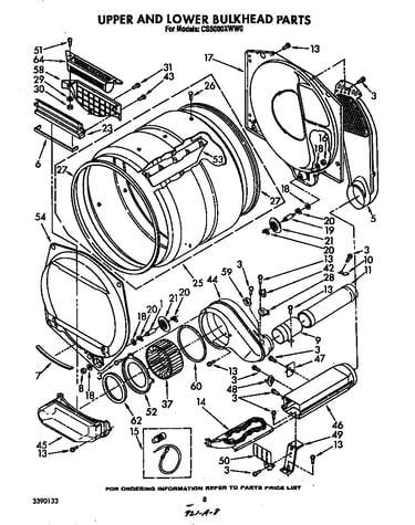 Upper and lower bulkhead
