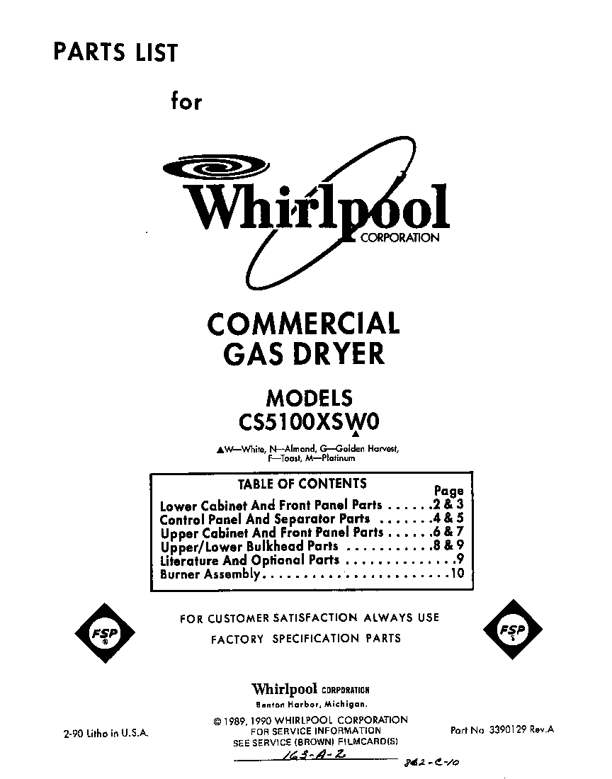 Front cover