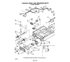 Whirlpool CS5100XSW0 control panel and separator diagram