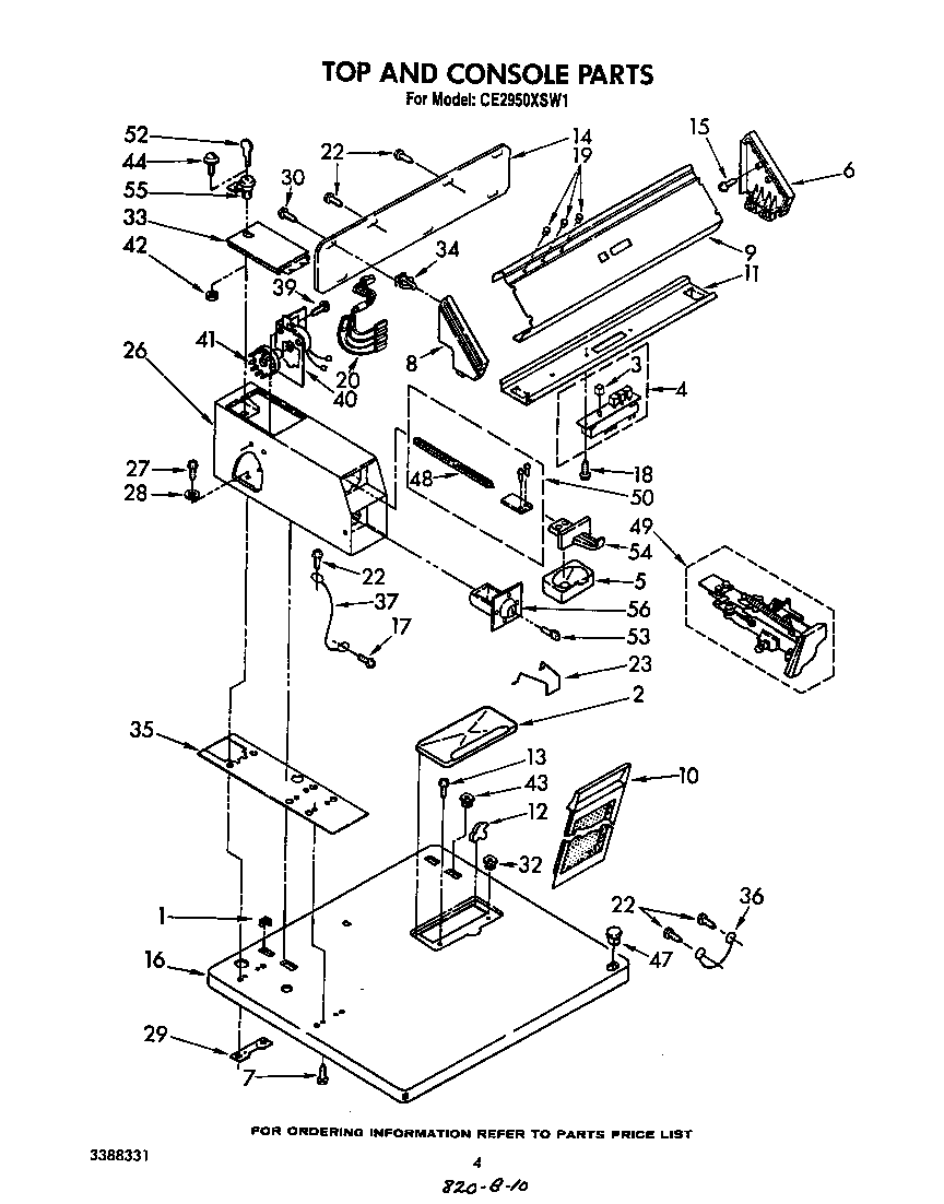 TOP AND CONSOLE